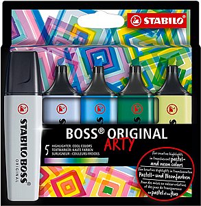 ������ ���� ����� ���� 5 ����� ���� STABILO ARTY BOSS 