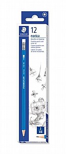 עפרונות נוריקה + מחק שטדלר 12 יח' עפרונות נוריקה + מחק שטדלר 12 יח'