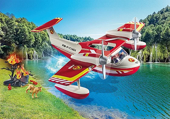 ��������� ����� ����� � ���� ����� �� ������ ����� 71463 (Playmobil Firefighting Seaplane)