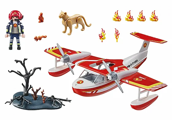 ��������� ����� ����� � ���� ����� �� ������ ����� 71463 (Playmobil Firefighting Seaplane)