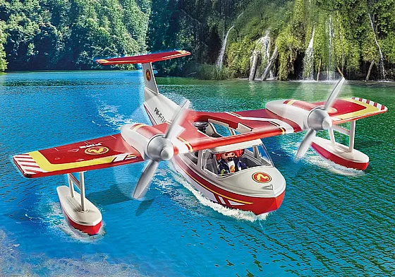 ��������� ����� ����� � ���� ����� �� ������ ����� 71463 (Playmobil Firefighting Seaplane)