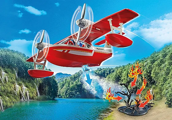 ��������� ����� ����� � ���� ����� �� ������ ����� 71463 (Playmobil Firefighting Seaplane)