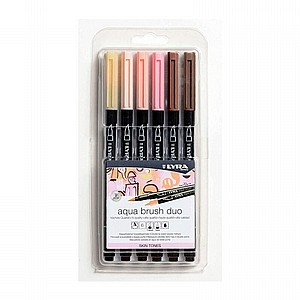 �� 6 ��� ����� �� ���� ���� ��� LYRA AQUA BRUSH DUO SKIN TONES