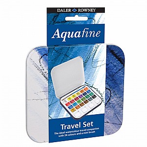 סט צבעי מים 24 טבליות דאלר ראוני AQUAFINE סט צבעי מים 24 טבליות דאלר ראוני AQUAFINE