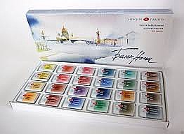 צבעי מים סט 24 יח' "WHITE NIGHTS" סנט פטסבורג צבעי מים סט 24 יח' "WHITE NIGHTS" סנט פטסבורג