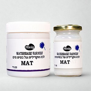 לכה אקרילית מאט על בסיס מים בגדלים שונים Honig לכה אקרילית מאט על בסיס מים בגדלים שונים Honig