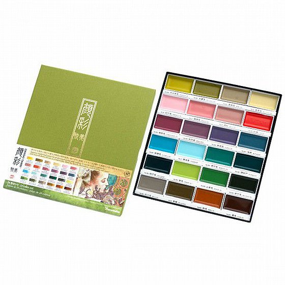 �� ���� ��� 24 ������ - Kuretake Gansai Tambi Art Nouveau II