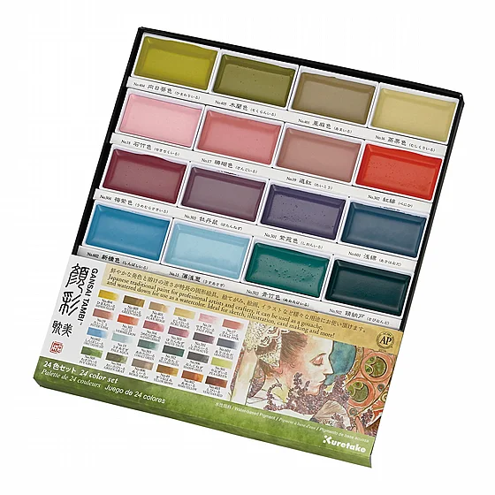 �� ���� ��� 24 ������ - Kuretake Gansai Tambi Art Nouveau II