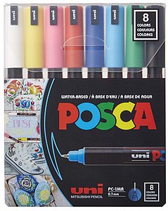 �� 8 ���� ���� ������ ������ ����� POSCA PC-1MR