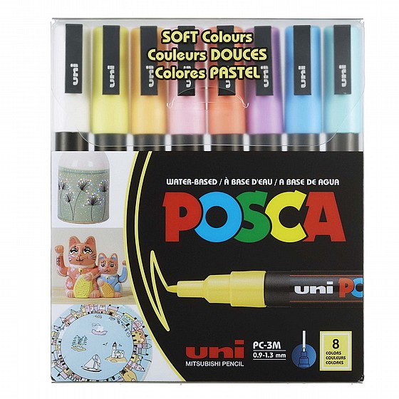 �� 8 ���� ������ ������ ���� POSCA PC-3M