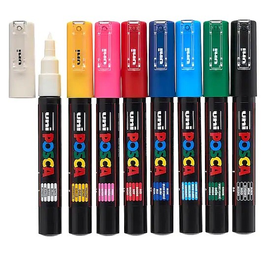 �� 8 ���� ������ ������ POSCA ��� ��� PC-1M