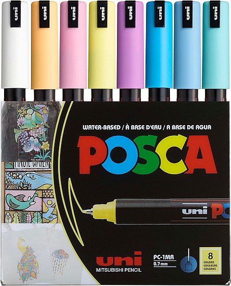 �� 8 ���� ����� ����� 0.7 �"� Posca PC-1MR ����� ����