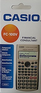 מחשבון קסיו פיננסי FC-100V מחשבון קסיו פיננסי FC-100V