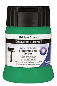 צבע הדפס על בסיס מים 250 מ"ל Daler Rowney -צבע Brilliant Green צבע הדפס על בסיס מים 250 מ"ל Daler Rowney -צבע Brilliant Green