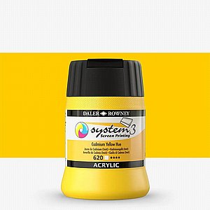 צבע הדפס סיסטם 3 לטקסטיל 250 מ"ל Daler Rowney -צבע Cadmium Yellow Hue צבע הדפס סיסטם 3 לטקסטיל 250 מ"ל Daler Rowney -צבע Cadmium Yellow Hue