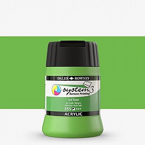 צבע הדפס סיסטם 3 לטקסטיל 250 מ"ל Daler Rowney -צבע Leaf Green צבע הדפס סיסטם 3 לטקסטיל 250 מ"ל Daler Rowney -צבע Leaf Green