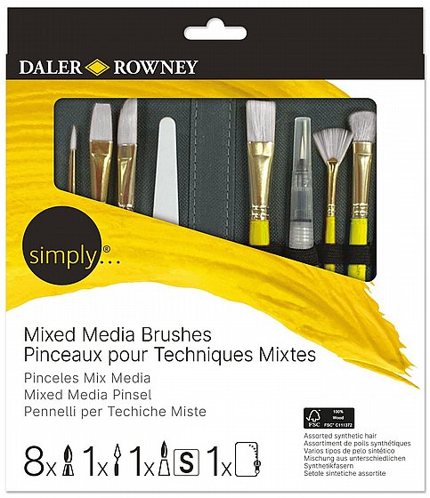�� 10 ������� ���� ���� ����� Daler Rowney Simply Mixed Media