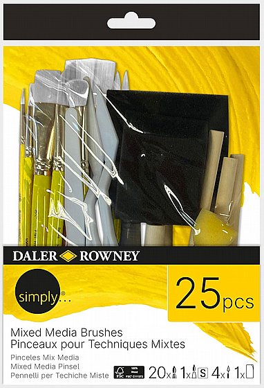 �� 25 �������, ���� �������� ������ - Daler Rowney Simply Mixed Media