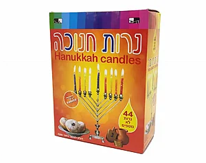 נרות חנוכה 44 יח נרות חנוכה 44 יח