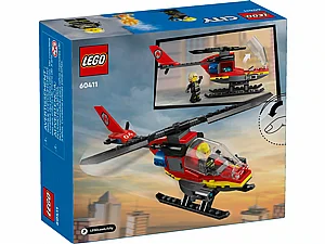 לגו סיטי מסוק חילוץ מאש (60411) | LEGO City לגו סיטי מסוק חילוץ מאש (60411) | LEGO City