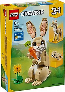 לגו קריאטור 3 ב-1 שפן חמוד (31162) | LEGO Creator לגו קריאטור 3 ב-1 שפן חמוד (31162) | LEGO Creator