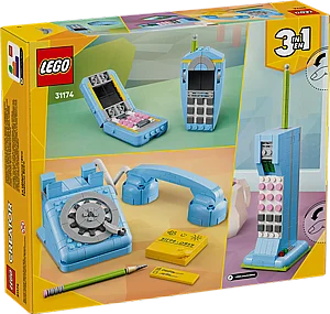 לגו קריאטור 3 ב-1 טלפון בסגנון רטרו (31174) | LEGO Creator לגו קריאטור 3 ב-1 טלפון בסגנון רטרו (31174) | LEGO Creator