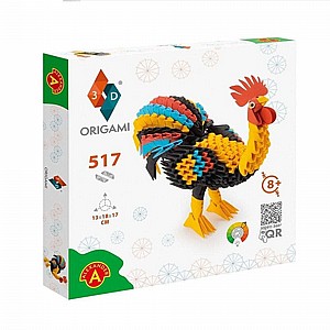 ערכת יצירה אוריגמי D3 תרנגול ערכת יצירה אוריגמי D3 תרנגול