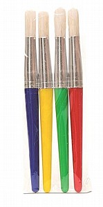 סט מכחולי גן עגולים 1/4 סט מכחולי גן עגולים 1/4