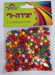 חרוז עץ עגול 25 גרם 0.7 ס"מ חרוז עץ עגול 25 גרם 0.7 ס"מ