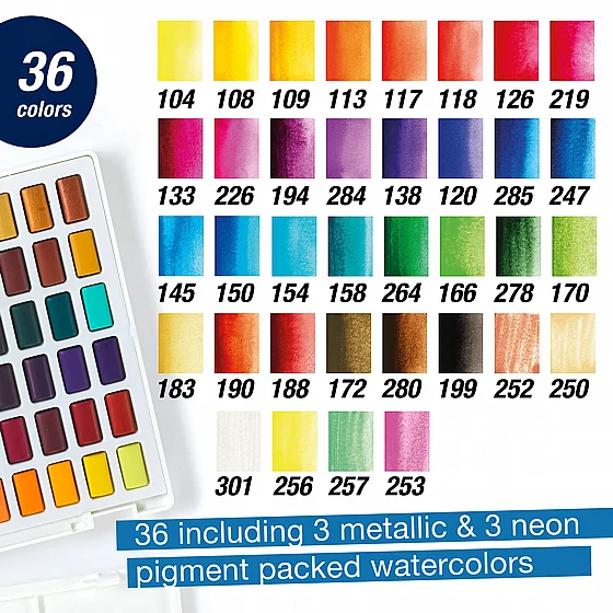 ���� ���� - �� 36 ���� ��� Faber-Castell Watercolor Pans