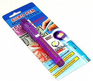 עט לבדיקת שטרות+פנס עט לבדיקת שטרות+פנס