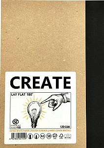 ספר כ.קשה 120 גרם CREATE גודל A5 ספר כ.קשה 120 גרם CREATE גודל A5