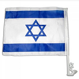 דגל משי לרכב 40*30 ס"מ דגל משי לרכב 40*30 ס"מ