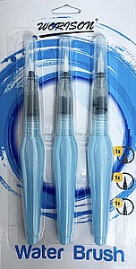 עט מכחול ריק למים 3 יח' בבליסטר עט מכחול ריק למים 3 יח' בבליסטר