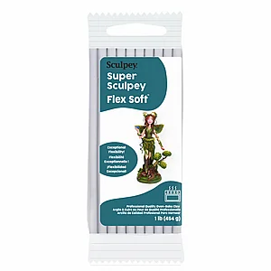 סופר סקלפי פלקס רך 454 גרם - Super Sculpey Flex Soft סופר סקלפי פלקס רך 454 גרם - Super Sculpey Flex Soft