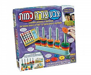 צבע צורה כמות צבע צורה כמות