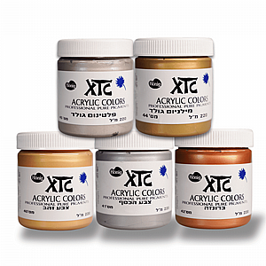 צבע אקריליק 220 מ"ל XTC מטאלי צבע אקריליק 220 מ"ל XTC מטאלי