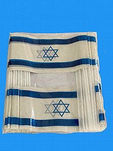 דגל ישראל מפלסטיק 50 יח' בשקית דגל ישראל מפלסטיק 50 יח' בשקית