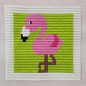 ערכת רקמה תך קצר 20X20 - פלמינגו ערכת רקמה תך קצר 20X20 - פלמינגו