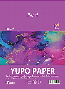 נייר יופו 10 דפים A4 YUPO נייר יופו 10 דפים A4 YUPO