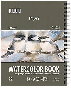 בלוק ספירלה WATERCOLOR BOOK A4 בלוק ספירלה WATERCOLOR BOOK A4