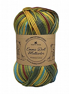 חוט כותנה אמה דול מוליטקולור 100 גר' 160 מ' - 325 -EMMA DOLL חוט כותנה אמה דול מוליטקולור 100 גר' 160 מ' - 325 -EMMA DOLL