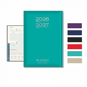 קסטלי יומן יומי קווארטו מדורג 6+6 בייסיק 2026-27 קסטלי יומן יומי קווארטו מדורג 6+6 בייסיק 2026-27
