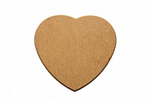 שלט לב MDF מידה 25/27 עובי 8 + פזה שלט לב MDF מידה 25/27 עובי 8 + פזה