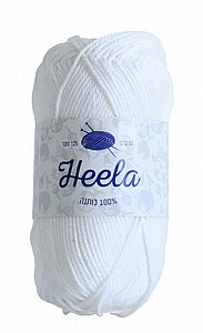 חוט כותנה הלה 001 לבן חוט כותנה הלה 001 לבן