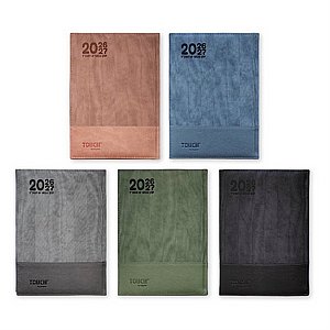 טאץ יומן שבועי מדורג קורדרוי PU 17x24 2026-27 טאץ יומן שבועי מדורג קורדרוי PU 17x24 2026-27