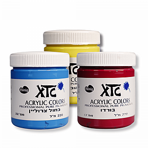 צבע אקריליק 220 מ"ל XTC צבע אקריליק 220 מ"ל XTC