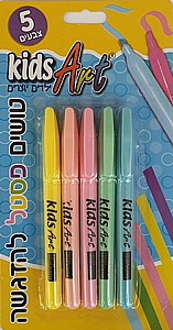 קידס ארט טושי הדגשה פסטל 5 יח' קידס ארט טושי הדגשה פסטל 5 יח'