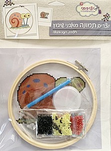 קיט מסגרת עם אבני שיבוץ חילזון קיט מסגרת עם אבני שיבוץ חילזון