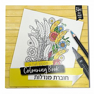 חוברת צביעה למבוגרים מנדלה פריחה 36 עמודים חוברת צביעה למבוגרים מנדלה פריחה 36 עמודים